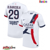 Camiseta Paris Saint-Germain Bradley Barcola #29 Visitante Equipación 2025-26 manga corta